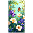 thumbnail image 2 of Vibrant Floral and Butterfly Background Banner Party Decorations Backdrop for Garden Parties Outdoor Celebrations Spring Festivities Photo Props, 2 of 4