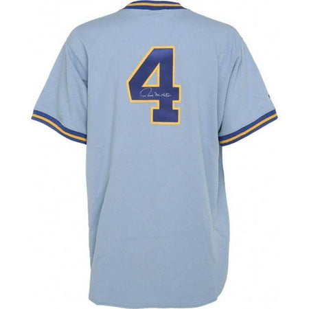 MLB - Paul Molitor Autographed Jersey | Details: Milwaukee Brewers, Throwback, Blue