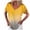 Yellow, variant on KyCheLot Plus Size Tees for Women Casual Short Sleeve V Neck Loose Tunic Tops Summer Tops