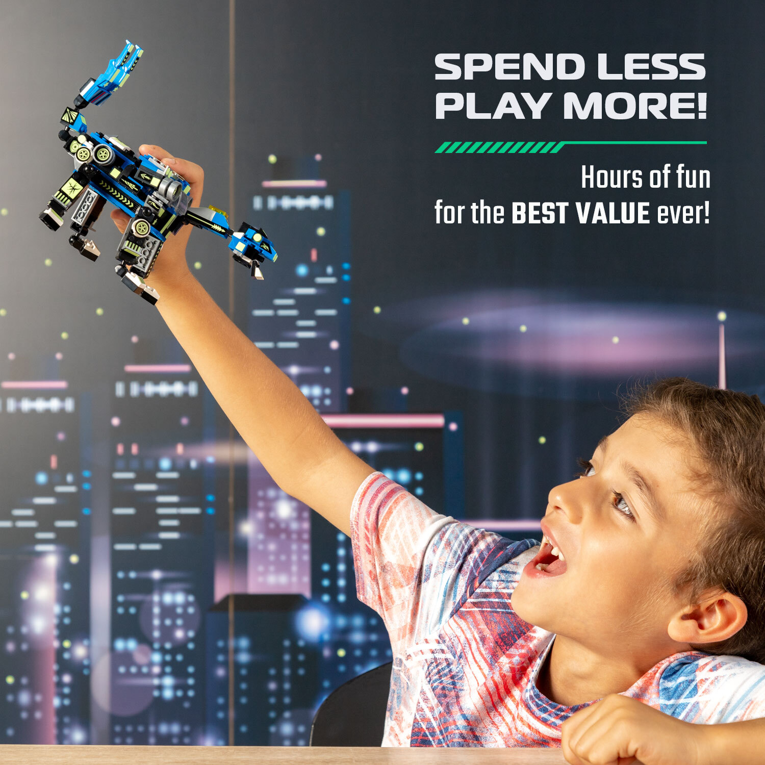 JitteryGit Robotryx Guardians 3-in-1 Building Robot photo 3