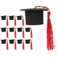 thumbnail image 1 of HAMPPLIES 12pcs Graduation Party Centerpieces Paper Red Grad Decorations for Festive Atmosphere, 1 of 8