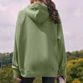 thumbnail image 6 of MXUIKV Sweatshirts Hoodies for Women Drawstring Loose Fitted Long Sweatshirts Activewear Homewear Casual Shirts Solid Color, 6 of 8