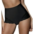 thumbnail image 2 of Hanes X054 Bali Moderate Control Lace Leg Brief 2-Pack Medium 2 White, 2 of 4
