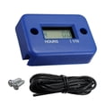 thumbnail image 4 of Contador de horas digital con pantalla LCD inductiva para vehículos todoterreno marinos de gasolina azul, 4 of 6