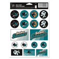 thumbnail image 1 of WinCraft NHL San Jose Sharks Vinyl Sticker Sheet, 5" x 7", 1 of 1