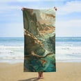 thumbnail image 3 of Jurassic Dinosaur Beach Towel – with A Unique Design, Extra Large,XL (32”x 63”) for Kids & Adults, 3 of 7