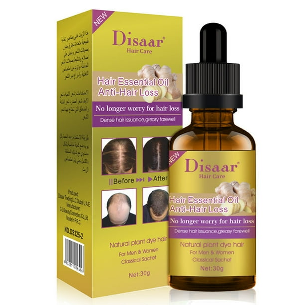 Aceite para el cuidado del cabello, suero reparador, cabello seco y dañado, suavizante, hidratante, nutritivo para el cuero cabelludo, masaje, cuidado de la piel, 30 ml de aceite esencial de jengibre.