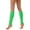 Green, variant on Womens Ankle Socks Leg Warmers Neon Ribbed Leg Socks Stylish Wool Knitted Sock Sleeves Black Womens Socks One Size