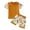Orange, variant on Otqutp Toddler Boys Girls Short Sleeve Fashion Baseball Prints T Shirt Tops Shorts Outfits Shorts Clothes Set 2 Piece Summer Casual Stretch Outfit(Blue,18-24 Months)