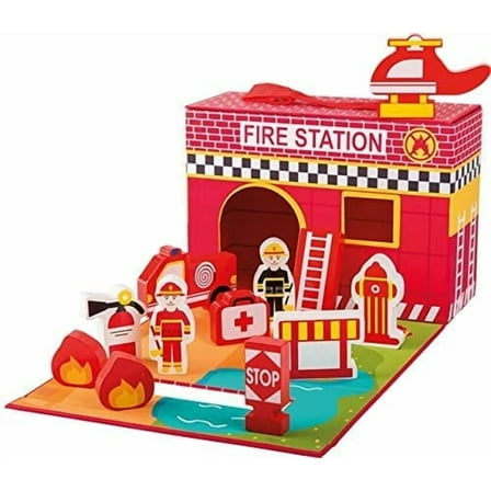Jouéco Fire Station 80063, 13 Pieces