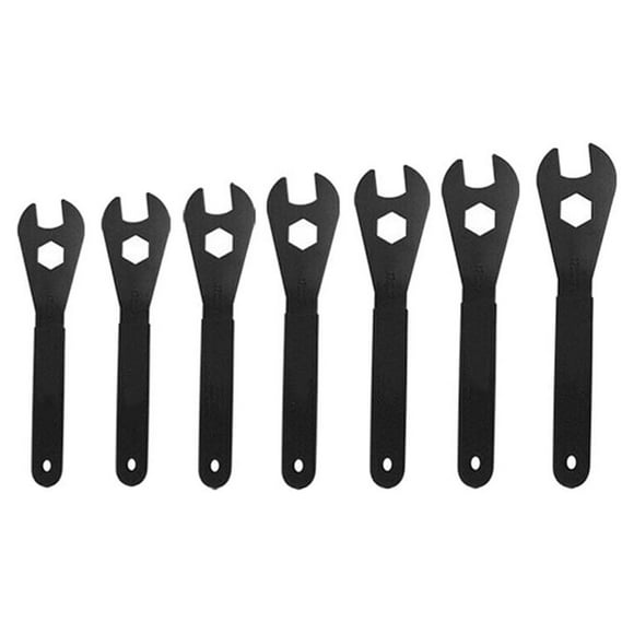 tamizeot 7 Pieces Bike Hub Cone Wrench Axle Wrenches Hubs Spanner Cycling Fitting