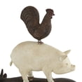 thumbnail image 5 of 11" x 14" Brown Polystone Stacked Farm Animals Sculpture with Cream Accent, by DecMode, 5 of 14