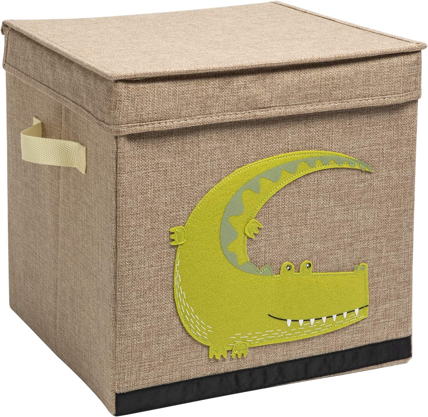 Foldable Animal Cube Toy Storage Bins with Lids for Kids Bins/Cube/Box