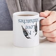 thumbnail image 4 of CafePress - I Love Nuthatches Mug - 11 oz Ceramic Mug - Novelty Coffee Tea Cup, 4 of 4