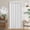 Grayish White-45"W x 80"L (Pack of 1), variant on Blackout Accordion Style Door Curtain For Doorwaysic Temporary Doors A Room 1 Panel W45 X L80 Black