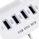 thumbnail image 2 of USB Hub Multi USB Splitter 4 puertos Adaptador de corriente Soporte de carga de teléfono Reemplazo para ordenador portátil Vogacara DZ5313-00B, 2 of 2