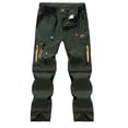 thumbnail image 2 of Blmnix Baggy Men's Pants Carpenter Pants Travel Pants Cargo Sweatpants Long Low Waisted Green Straight-Leg Summer Pants for Men,L, 2 of 5