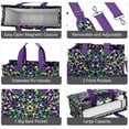 thumbnail image 4 of Mandala Canvas Tote Bag for Women with Compartments, Large Classic Teacher Student Shoulder Bag Nurse Purses Crossbody Bags Work Laptop Book Bag Satchels Handbags, 4 of 6