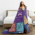 thumbnail image 5 of XZYG 75th Birthday Gift Throw Blanket Soft Fuzzy Fleece Blanket For Couch Bed Living Room Decoration(30*40inch), 5 of 6