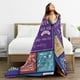 thumbnail image 5 of LHSHID 75th Birthday Gift Throw Blanket Soft Fuzzy Fleece Blanket For Couch Bed Living Room Decoration 50x60in, 5 of 6