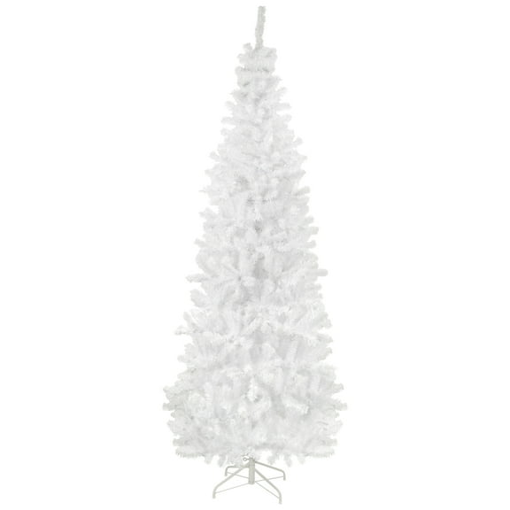 Northlight Slim White Georgian Pine Artificial Christmas Tree - 7.5' - Unlit