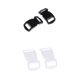 thumbnail image 1 of 40 Unids Blanco Negro Plástico Hebilla Curva DIY Craft Correas Lado Hebilla De Liberación Rápida Para s Bolsa Y Engranaje, Fuerte Y Dur Zulema DIY Hebilla lateral curvada, 1 of 8