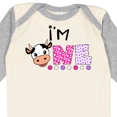 thumbnail image 4 of Inktastic I'm 1 Cute Cow and Polka Dots Boys or Girls Long Sleeve Baby Bodysuit, 4 of 5