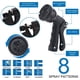 thumbnail image 4 of Manguera de jardín extensible hasta 15 m con pistola pulverizadora de 8 funciones, Manguera de riego mágica extensible, Antifugas, Accesorios de latón, S, 4 of 5