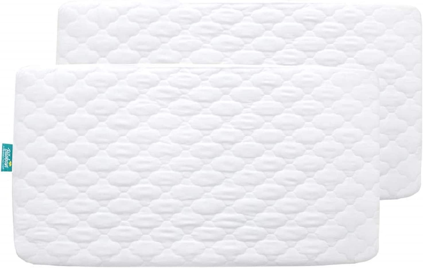 Waterproof Crib Mattress Protector 2 Pack Fitted Baby Crib Sheets