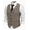 Brown, variant on COOFANDY Black Vests Men Slim Fit Waistcoat Vest Notch Lapel Dressy Suit Vests