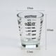 thumbnail image 5 of Vaso medidor de vidrio de 30 ml, vaso para espresso, vaso de onzas con escala, utensilios de cocina (negro), 5 of 7