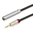 thumbnail image 3 of Enchufe de 3,5 mm a cable de 6,35 mm para línea de de amplificador de micrófono de guitarra eléctrica CUTICAT Conector de línea de audio, 3 of 8
