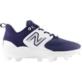 thumbnail image 2 of New Balance Men's Fresh Foam 3000v6 Low Molded Baseball Cleats Navy/White 15, 2 of 8