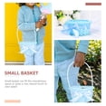 thumbnail image 3 of 5pcs Miniature Woven Baskets Handles Flower Containers Photography Props, 3 of 8