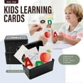 thumbnail image 2 of RAIN Index Card Holder Set 3x5Inch - Heavy Duty Index Card Recipe Box with Dividers Ruled Cards & Stickers, 2 of 5