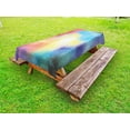 thumbnail image 1 of Abstract Outdoor Tablecloth, Watercolor Galaxy Outer Space Star Dust Seemed Image in Vivid Colors Modern Print, Decorative Washable Fabric Picnic Table Cloth, 58 X 84 Inches,Multicolor, by Ambesonne, 1 of 2