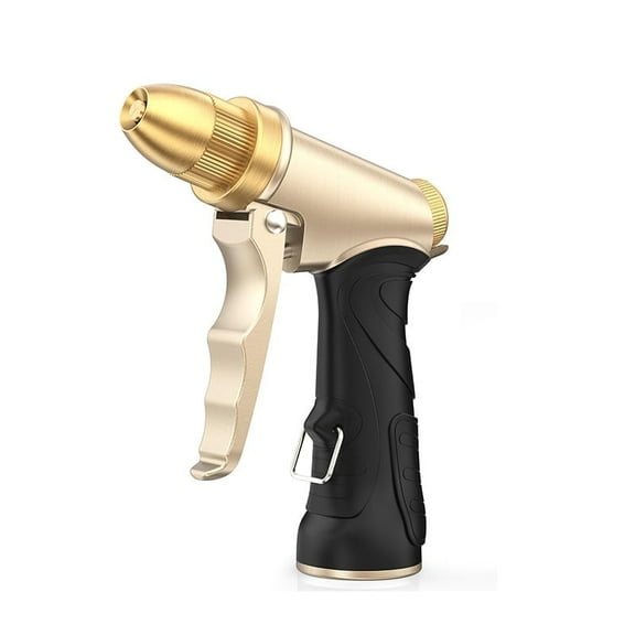 Furnhome Heavy Duty Metal Hose Nozzle - Adjustable High Pressure Spray for Plants, Cars & Pets