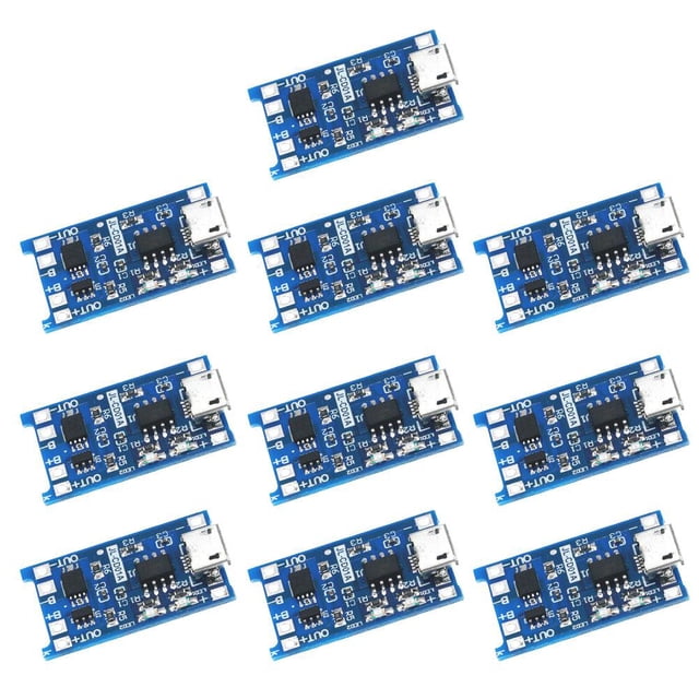 10 Pcs pour Module de Charge de Batterie au Lithium TP4056 et Interface Micro T USB HO
