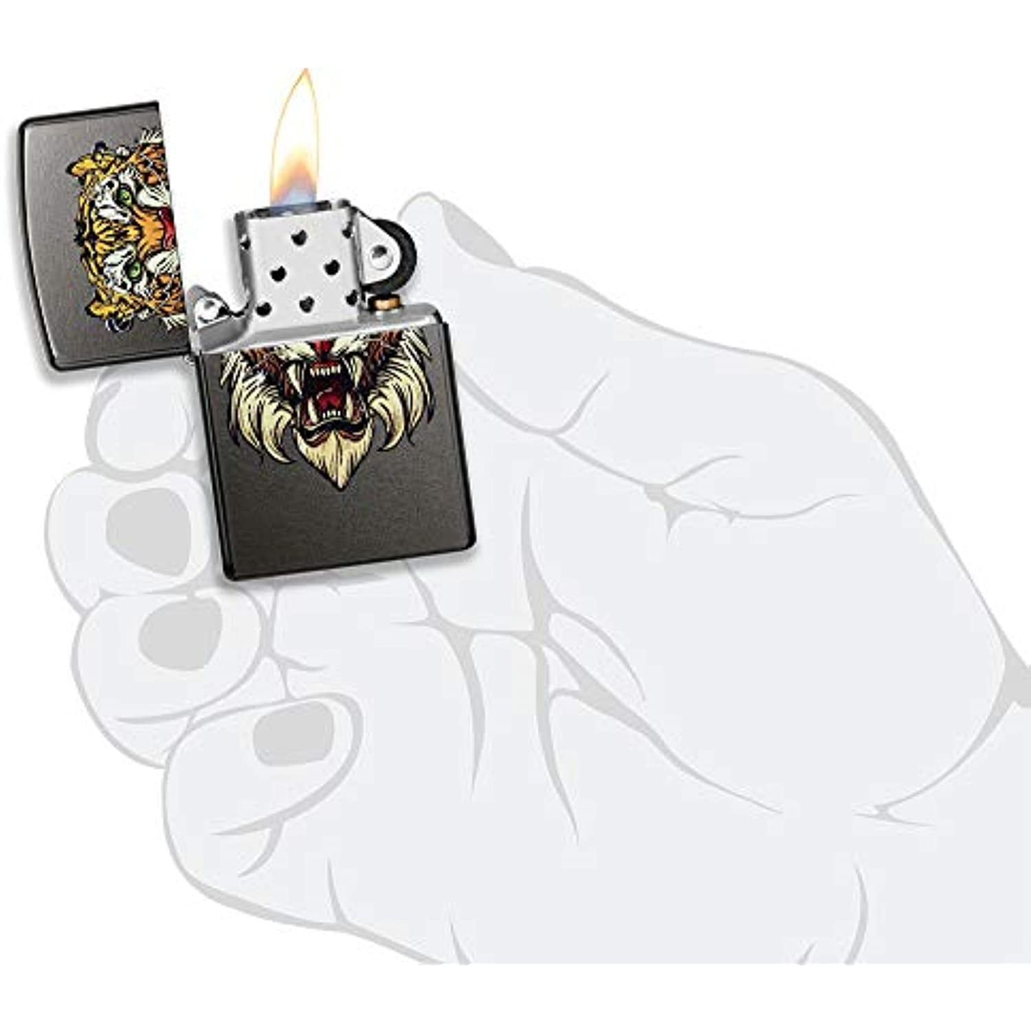 Zippo Sabretooth Tattoo Lighter