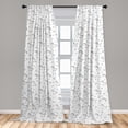 thumbnail image 5 of Ambesonne Unicorn Curtains, Animal Pattern, Pair of 28"x95", Multicolor, 5 of 5