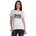 thumbnail image 1 of Inkmeso T-shirt en Coton Col Rond Drôle Pro-Vaccin pour Femmes, 1 of 8