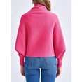 thumbnail image 3 of Autumn/ Winter Open Front Casual Solid Color Women's Loose Knitted Cardigan, 3 of 6