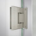 thumbnail image 6 of DreamLine Unidoor-LS 55-56 in. W x 72 in. H Frameless Hinged Shower Door in Brushed Nickel, 6 of 8