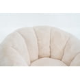 thumbnail image 5 of Eyisean 45" Fluffy Bean Bag Chair for Adults with Floral-Shaped Backrest, Comfy Soft Cloud Reading Chair with Faux Fur & Foam, Lazy Lounge Single Sofa for Bedroom, Living Room, Apartment, 5 of 8