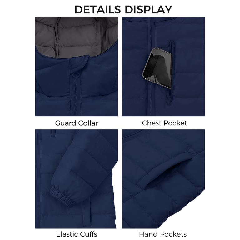 Wantdo Boys' Hooded Waterproof Packable Puffer Jacket photo 4