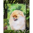 thumbnail image 3 of Carolines Treasures BB9856GF Pomeranian St Patricks Flag Garden Size  Small multicolor, 3 of 3