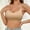 Beige, variant on Women Seamless Bra with Clear Shoulder Strap No Underwire Comfort Soft Wireless Bralette Full Coverage Sport Everyday Bra