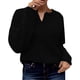 thumbnail image 1 of Gibobby Suéter cuello v, Suéter de Mujer, Suéter de Mujer con Cuello en V Transpirable con Estampado de Leopardo para Uso Diario(Negro,XG), 1 of 4