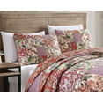 thumbnail image 2 of Chezmoi Collection Rae 3-Piece Floral Patchwork Vintage Washed 100% Cotton Quilt Set, King, 2 of 5