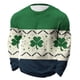 thumbnail image 1 of Camisa de Día de San Patricio Hombres de Manga Larga de Manga Larga Cuello Redondo Tops Casuales para Fiesta Festival Vacaciones Viajes Calle Uso Diario Camisetas de Hombre Casual Estiloso Verano, 1 of 6